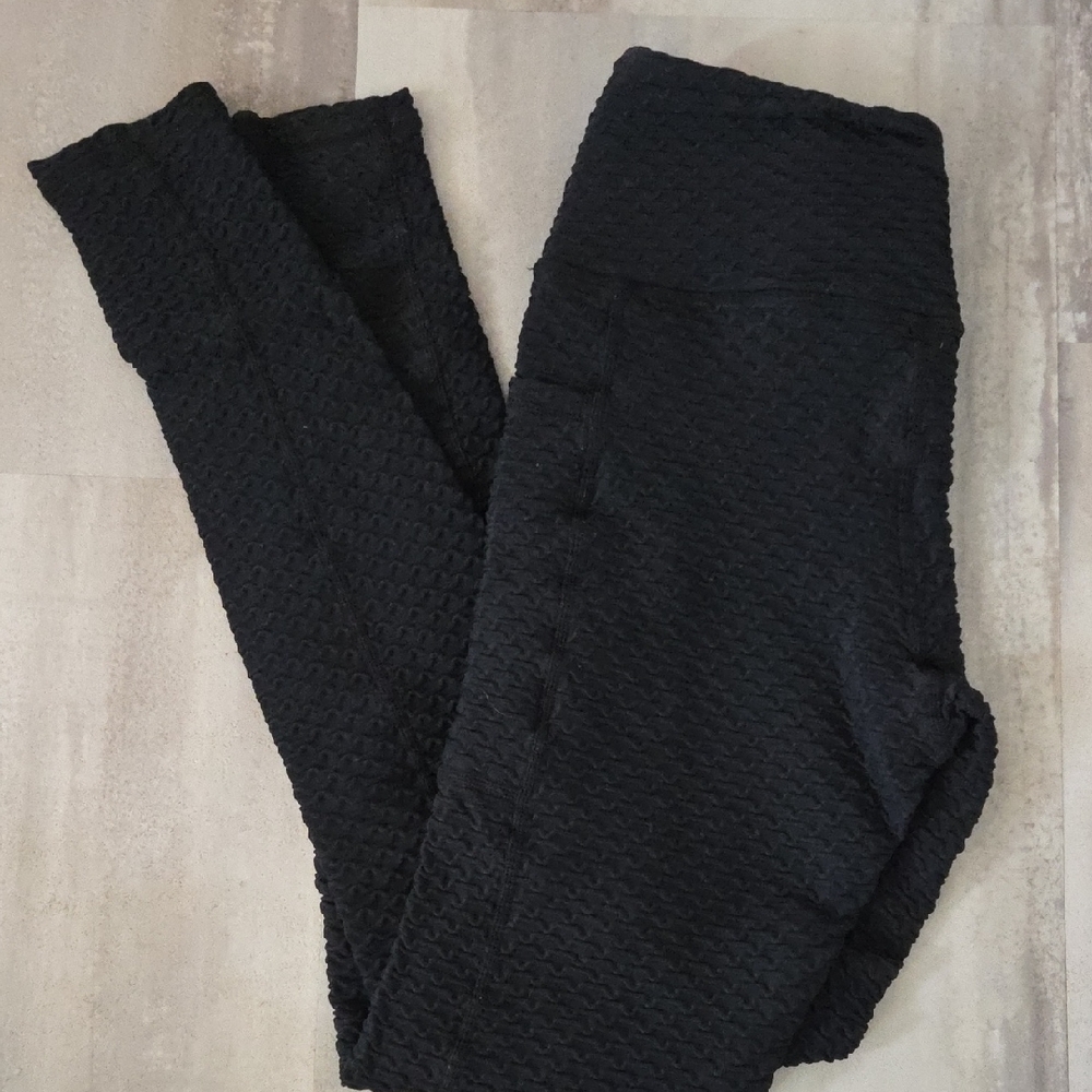 Constantly Varied Gear XS Athlete Armor Black Textured Full Length Leggings
